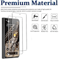 Miniatyrbillede 3 af 6: Google Pixel Fold Hærdet glas 0,26mm 2,5D 9H Transparent