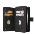 Miniatyrbild 8 av 11: Xperia 1 IV Multifunktionellt Plånboksfodral Zip 13-Fack Svart
