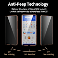 Miniatyrbild 4 av 11: Samsung Note 20 Privacy Heltäckande Premium Skal Glassback V4 Transparent
