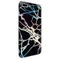 Miniatyrbillede 4 af 6: iPhone 8 Plus stødabsorberende marmor etui Lazr Svart