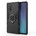 Pikkukuva 1 / 7: Samsung Note 20 iskunkestävä kotelo ThinArmor sormustelineellä Black