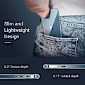 Pikkukuva 6 / 7: iPhone 12 iskuja vaimentava silikonikotelo Simple Transparent