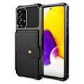 Miniatyrbillede 2 af 6: Samsung A33 5G Stöttåligt Premium Skal 4-FACK Solid V3 Black