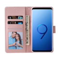 Miniatyrbild 4 av 5: Samsung S9 Plus Trendigt Plånboksfodral Sparkle 4-FACK Rosa