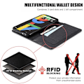 Pikkukuva 8 / 8: Google Pixel 4a 5G elegantti PU-nahkakotelo RFID-estolla Black