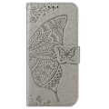 Pikkukuva 9 / 10: Samsung S21 lompakkokotelo PU-nahkainen 4-TASKUN Motif Butterfly Lila