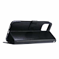 Miniatyrbillede 2 af 3: iPhone 11 Pro Max Pung-etui PU-læder 4 RUMMER Black