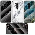 Pikkukuva 1 / 7: OnePlus 8 Pro Marble Shell 9H karkaistu lasitausta Glassback V2 Black Svart/Guld