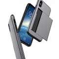 Miniatyrbild 2 av 3: iPhone XS Max Stöttåligt Skal Kortfack StreetWise Svart