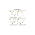 Pikkukuva 7 / 7: 2-PACK Samsung A73 5G FullFrame 0,26 mm 9H karkaistu lasi Transparent