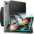 Miniatyrbillede 1 af 7: iPad Pro 12,9" 2021 Flip Case Hærdet glas ESR Ascend Trifold Black