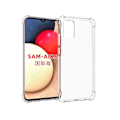 Miniatyrbillede 1 af 5: Samsung A02s stødabsorberende silikone Shell Shockr Transparent