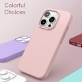 Pikkukuva 5 / 7: Kuminen iskunkestävä kotelo iPhone 15 Pro Max - vaaleanpunainen