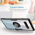Pikkukuva 6 / 7: Samsung S10 Plus käytännöllinen iskunkestävä kotelo rengaspidikkeellä V4 (SM-G975F) Black