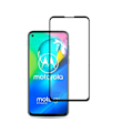Pikkukuva 1 / 5: 2-PACK Motorola G8 Power FullFrame karkaistu lasi 0,26 mm 2,5D 9H Transparent