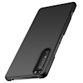 Miniatyrbild 4 av 5: Xperia 1 III Gummibelagd Mattsvart Skal Basic® V2 Svart