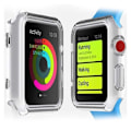 Miniatyrbillede 1 af 6: 2-PACK Ultratynd TPU Shell Apple Watch 38 mm Black