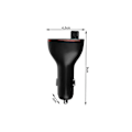 Miniatyrbillede 4 af 5: FM bluetooth sender/oplader Black