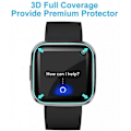 Miniatyrbillede 4 af 6: 2-PACK Fitbit Versa 3 FullFrame 3D hærdet glas 0,2 mm 9H Transparent