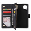 Miniatyrbillede 7 af 7: Samsung A12 multifunktionelt pung etui Lynlås 8-rum Black