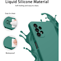 Miniatyrbild 2 av 6: Samsung A33 5G Gummibelagd Mattgrönt Skal Kameraskydd Liquid - Grön