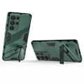Miniatyrbillede 8 af 9: Samsung S21 Ultra Shockproof Case med Kickstand ThinArmor V2 Mörkgrön
