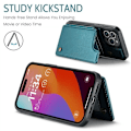 Miniatyrbild 5 av 9: CaseMe Stöttåligt Skal Korthållare Stativ 4-Fack iPhone 11 Pro Max Grön