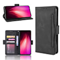 Miniatyrbillede 1 af 6: Xiaomi Redmi Note 8 Wallet Case PU Læder 6-SLOT Winston V3 Black