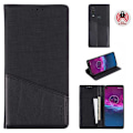 Miniatyrbillede 1 af 6: Motorola One Action Elegant Case i PU-læder med RFID-blok Black