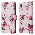 Pikkukuva 2 / 7: iPhone XR Trendikäs lompakkokotelo Sparkle 4-FACK Pink