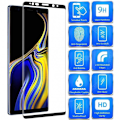 Miniatyrbillede 1 af 2: Samsung Note 9 FullFrame 3D 0,26 mm 2,5D 9H hærdet glas Transparent