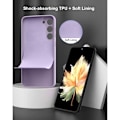 Miniatyrbillede 5 af 6: Samsung S23 Plus Gummieret mat Shell Liquid - Lilla