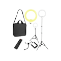 Miniatyrbillede 1 af 11: Selfie / Studio Lampe Streaming LED Ring - 30W Black