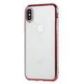 Pikkukuva 2 / 10: iPhone XS Max iskuja vaimentava kumipäällyste strassilla Svart