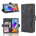Miniatyrbillede 1 af 6: Samsung A21s tegnebog etui PU læder 6-SLOT Winston V3 Black