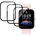 Miniatyrbillede 1 af 7: 2-PACK Amazfit Bip 3/3Pro Hærdet glas FullFrame 3D 0,2 mm 9H Transparent