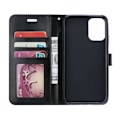 Miniatyrbillede 1 af 4: Motorola Edge 20 Pung Etui PU Læder 4 RUMM Black