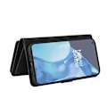 Miniatyrbillede 3 af 10: Oneplus 9 Pro multifunktionelt pung etui Lynlås 13-rum Black