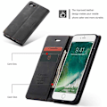 Miniatyrbild 2 av 9: iPhone 8 Elegant Flipfodral CaseMe 3-FACK Svart