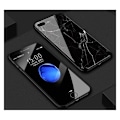 Miniatyrbillede 5 af 7: iPhone 7 Plus Marble Shell 9H Glasbagside Glasbagside Black Variant 2