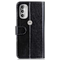 Miniatyrbillede 3 af 4: Motorola G51 Pung Etui PU Læder 4 RUMMET Black