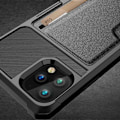 Pikkukuva 6 / 7: Samsung S20 Plus iskunkestävä kotelo Solid V2 -korttipaikalla Black