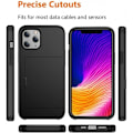 Pikkukuva 2 / 7: iPhone 13 Pro iskunkestävä kotelo korttipaikalla Black