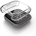 Miniatyrbillede 2 af 2: Fulddækkende Ultratynd TPU-cover Fitbit Sense Liquid Transparent