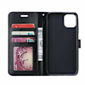 Miniatyrbillede 1 af 3: iPhone 11 Pro Max Pung-etui PU-læder 4 RUMMER Black