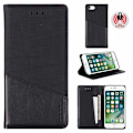 Miniatyrbild 1 av 7: iPhone 7 / 8 / SE (2020 & 2022) Elegant Fodral i PU-Läder med RFID Block Svart