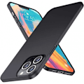 Pikkukuva 1 / 6: iPhone 13 Pro Max Ultraohut kumipäällysteinen mattamusta Cover Basic V2 Black