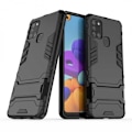 Pikkukuva 1 / 7: Samsung A21:n iskunkestävä kotelo jalustalla ThinArmor Black