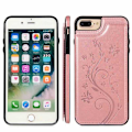 Pikkukuva 8 / 8: iPhone 8 Plus iskunkestävä kotelo, 3-taskuinen Flippr V2 Pink gold