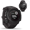 Pikkukuva 1 / 5: 2-PACK Garmin Instinct aurinkokarkaistu lasi 0,2 mm 9H 2,5D Transparent